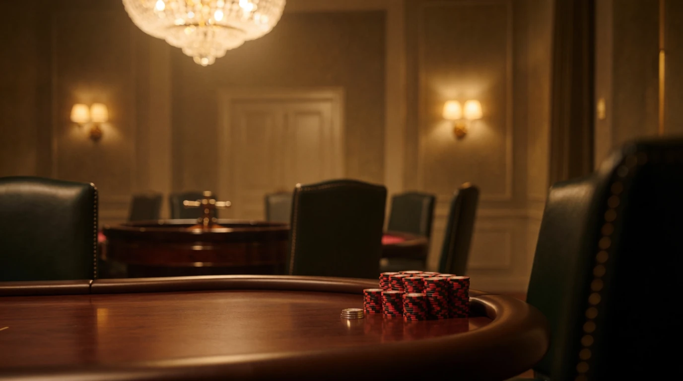 Exklusivt high-roller casinobord i Stockholm med höga insatser och lyxig atmosfär